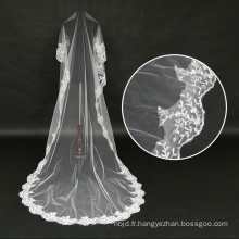 Suzhou Plume Voiles de mariage Mariage nuptiale Long